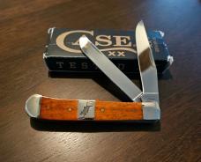 2012 Case Smooth Chestnut Bone Cigar Band Bullrider SFO