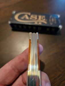 2012 Case Smooth Chestnut Bone Cigar Band Bullrider SFO