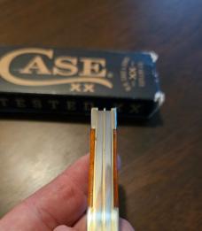 2012 Case Smooth Chestnut Bone Cigar Band Bullrider SFO