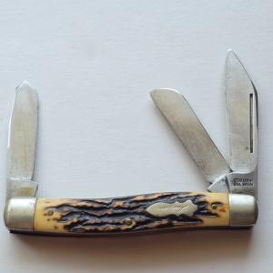 Vintage Schrade USA Uncle Henry 885UH Stockman Pocket Knife Stagalon User EDC