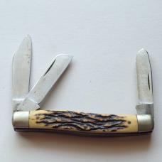 ​Vintage Schrade USA Uncle Henry 885UH Stockman Pocket Knife Stagalon User EDC