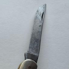 Vintage Ka-Bar USA 1184 Folding Hunter Knife Jigged Delrin 2-Blade Slipjoint