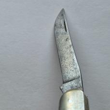 Vintage Ka-Bar USA 1184 Folding Hunter Knife Jigged Delrin 2-Blade Slipjoint