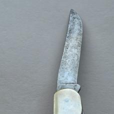 Vintage Ka-Bar USA 1184 Folding Hunter Knife Jigged Delrin 2-Blade Slipjoint
