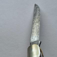 Vintage Ka-Bar USA 1184 Folding Hunter Knife Jigged Delrin 2-Blade Slipjoint