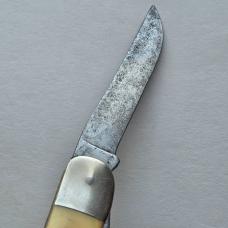 Vintage Ka-Bar USA 1184 Folding Hunter Knife Jigged Delrin 2-Blade Slipjoint