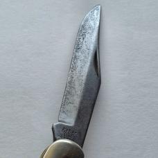 Vintage Ka-Bar USA 1184 Folding Hunter Knife Jigged Delrin 2-Blade Slipjoint