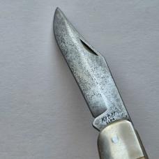 Vintage Ka-Bar USA 1184 Folding Hunter Knife Jigged Delrin 2-Blade Slipjoint