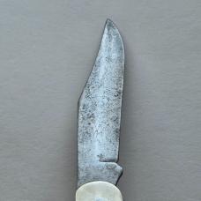 Vintage Ka-Bar USA 1184 Folding Hunter Knife Jigged Delrin 2-Blade Slipjoint
