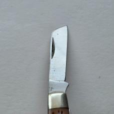 Vintage Schrade NY USA 881 Stockman Pocket Knife Jigged Delrin 3 Blade 4"