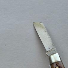Vintage Schrade NY USA 881 Stockman Pocket Knife Jigged Delrin 3 Blade 4"