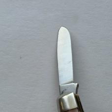 Vintage Schrade NY USA 881 Stockman Pocket Knife Jigged Delrin 3 Blade 4"