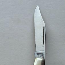 Vintage Schrade NY USA 881 Stockman Pocket Knife Jigged Delrin 3 Blade 4"