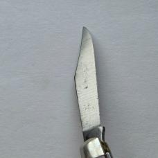 Vintage Schrade NY USA 881 Stockman Pocket Knife Jigged Delrin 3 Blade 4"