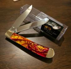 Hen & Rooster Michael Prater Corelon Trapper "Golden Ruby"