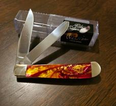 Hen & Rooster Michael Prater Corelon Trapper "Golden Ruby"