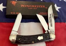 1989 Winchester Sowbelly Stockman (Mdl# 3949) w/ Dark Black Bone Handles -NOS in orig box