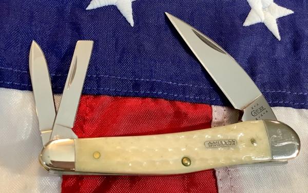 Case xx 2002 Whittler (MDL# 6355WH) w/ Nice Natural Bone Handles -NOS Case xx 2002 Whittler (MDL# 6355WH) w/ Nice Natural Bone Handles -NOS