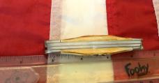 1980 Case xx Stockman Knife w/ Super Wide, Fat Boy Stag Handles, 75th Green Blade Etch -NOS
