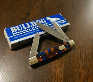 Bulldog Brand 3 blade Stockman Celluloid Handles