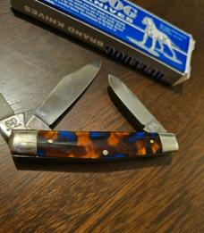 Bulldog Brand 3 blade Stockman Celluloid Handles