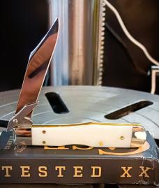 2026 Case XX Cheetah Cub 611 1/2 Natural Bone Smooth - Stainless Blade