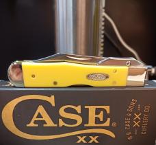 2026 Case XX Cheetah Cub 311 1/2 Yellow Synthetic Smooth- Stainless Blade