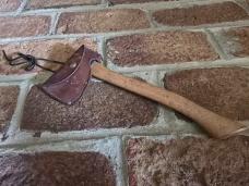 L.L. Bean Camping Hatchet Axe with Original Leather Sheath Freeport Main