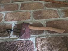 L.L. Bean Camping Hatchet Axe with Original Leather Sheath Freeport Main
