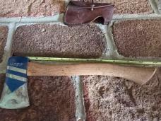 L.L. Bean Camping Hatchet Axe with Original Leather Sheath Freeport Main