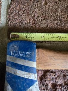L.L. Bean Camping Hatchet Axe with Original Leather Sheath Freeport Main