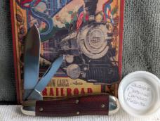 GEC - Great Eastern Cutlery #56 Natural canvas micarta 
