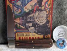 GEC - Great Eastern Cutlery #74 Brush Finished Macassar Ebony - NIT