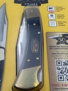 Buck 50th Anniversary 110 Folding Hunter 2002 Tang Stamp New In Package