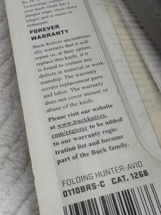 Buck 50th Anniversary 110 Folding Hunter 2002 Tang Stamp New In Package