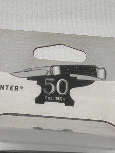 Buck 50th Anniversary 110 Folding Hunter 2002 Tang Stamp New In Package