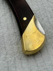Schrade + USA LB7 Bear Paw Vintage Lock Back 1 Blade Hunter Pocket Knife