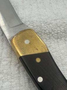 Schrade + USA LB7 Bear Paw Vintage Lock Back 1 Blade Hunter Pocket Knife