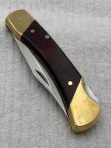 Schrade + USA LB7 Bear Paw Vintage Lock Back 1 Blade Hunter Pocket Knife