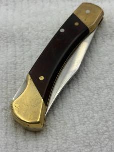 Schrade + USA LB7 Bear Paw Vintage Lock Back 1 Blade Hunter Pocket Knife