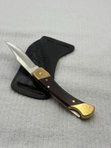 Schrade + USA LB7 Bear Paw Vintage Lock Back 1 Blade Hunter Pocket Knife