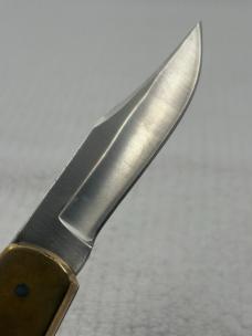 Schrade + USA LB7 Bear Paw Vintage Lock Back 1 Blade Hunter Pocket Knife