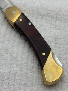 Schrade + USA LB7 Bear Paw Vintage Lock Back 1 Blade Hunter Pocket Knife