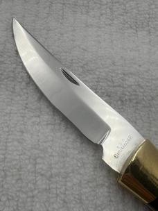Browning Vintage Made In USA 1 Blade Lock Back Slip Joint Pocket Knife (85)