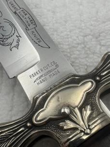 Parker Cutlery Co Large Lock Back Hand Made In Japan Vintage Far West Hunting Knife (156)