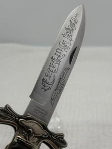 Parker Cutlery Co Large Lock Back Hand Made In Japan Vintage Far West Hunting Knife (156)