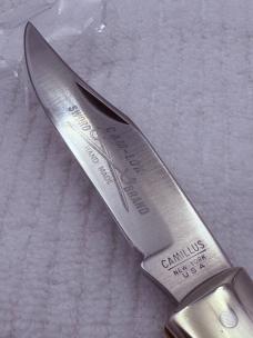 Camillus Cam Lock #7 Made In USA Vintage 1 Blade Slip Joint Pocket Knife