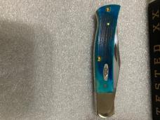 Case XX Axe Handle Caribbean blue Sawcut 25580 BR61135 SS