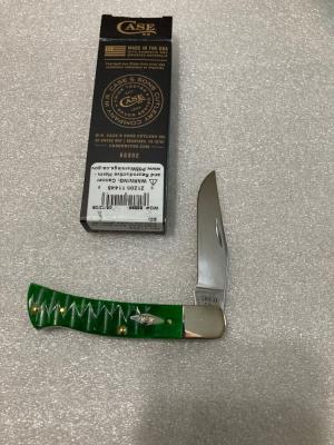 Case XX Axe Handle bright green gator jig 11445 BR61135 SS