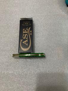 Case XX Axe Handle bright green gator jig 11445 BR61135 SS